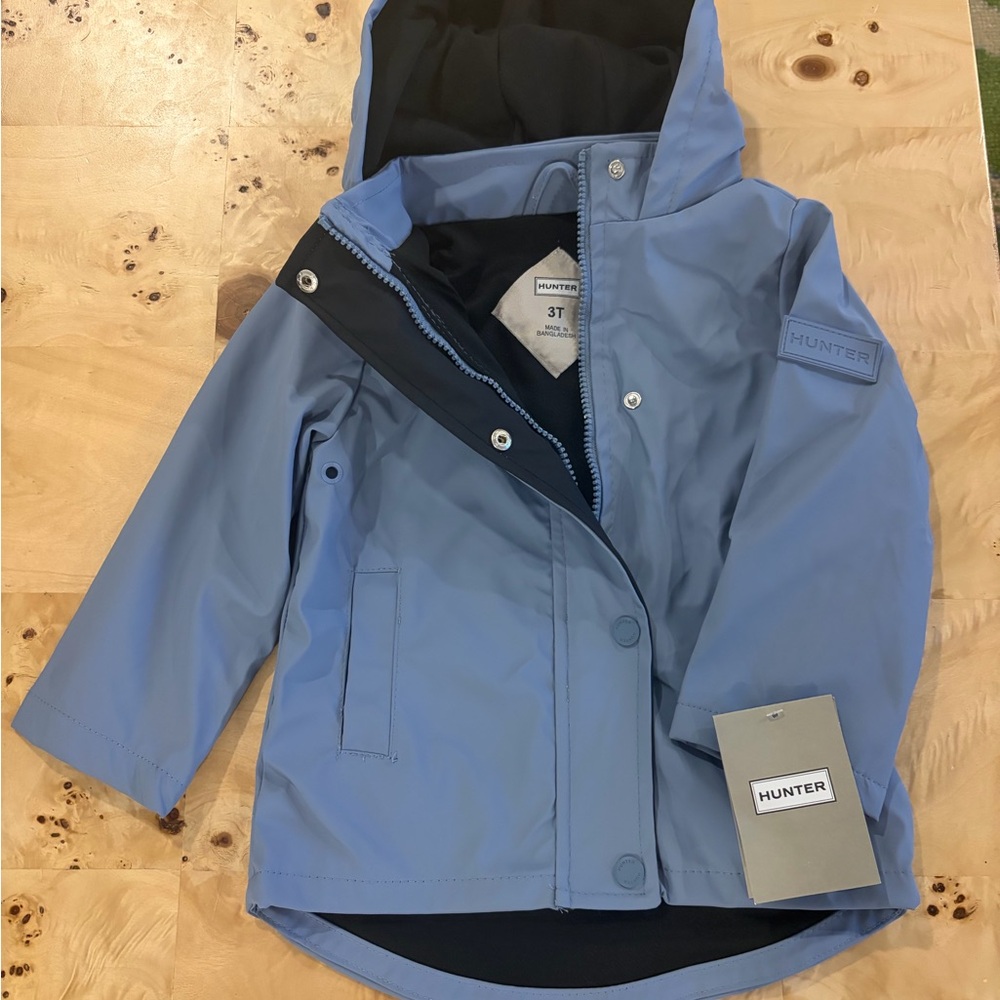 Hunter Kids Light Blue Raincoat
